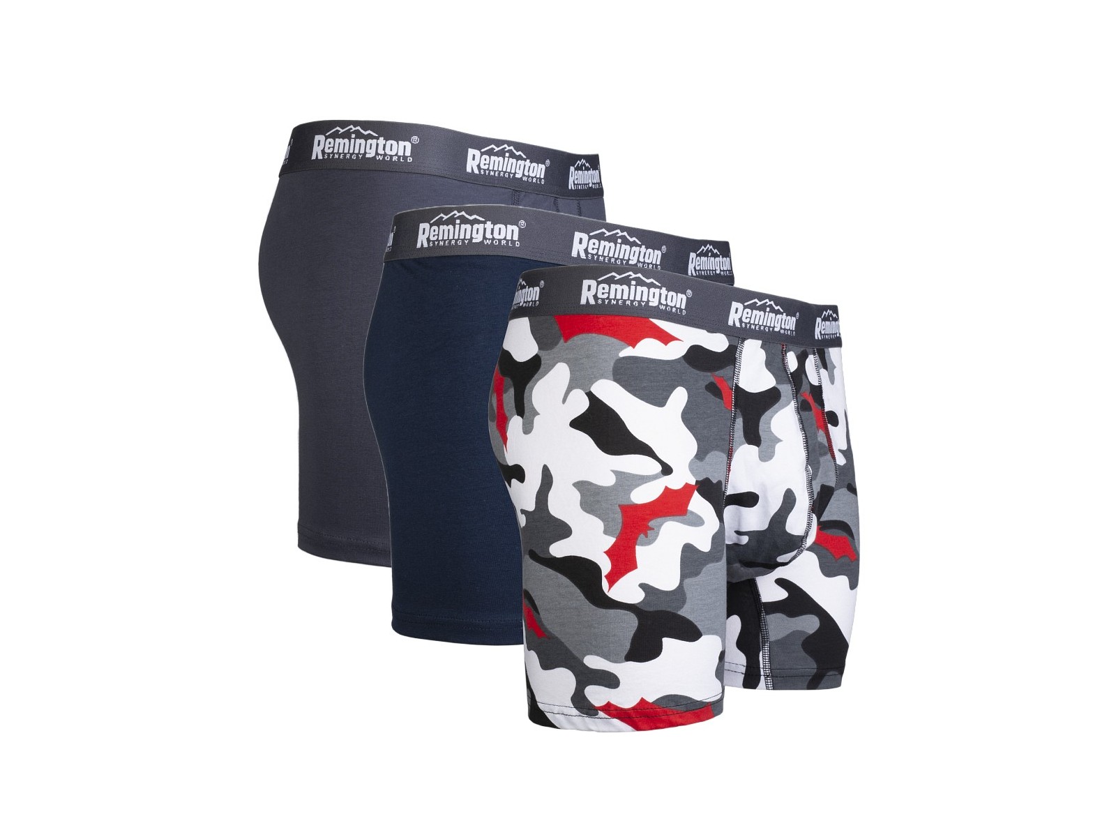 3-Pack Boxers - Remington SW - Gris