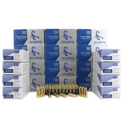Ammunition - STV - Scorpio 9mm Luger TFMJ 124Gr - standard primer (x1000)