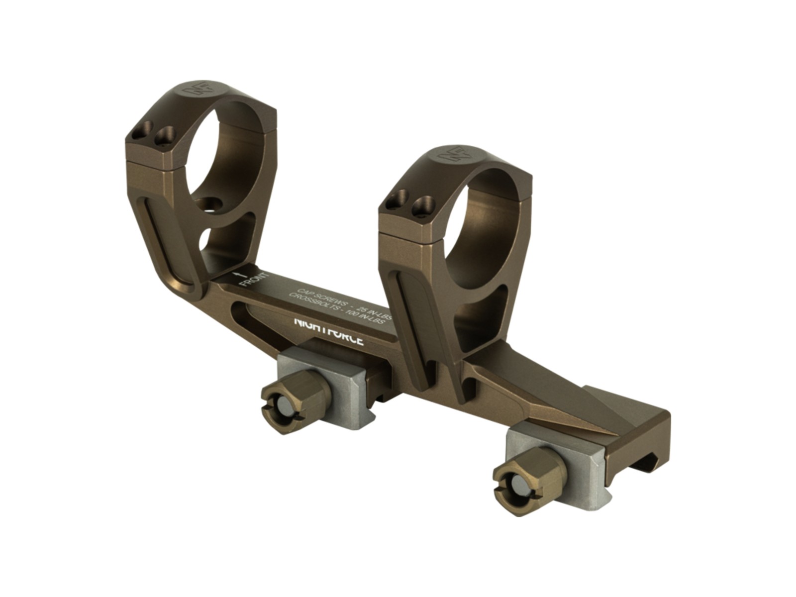 One-Piece Mount - Nightforce - UltraMount - 1.540\" - 0 MOA - 34mm - Dark Earth