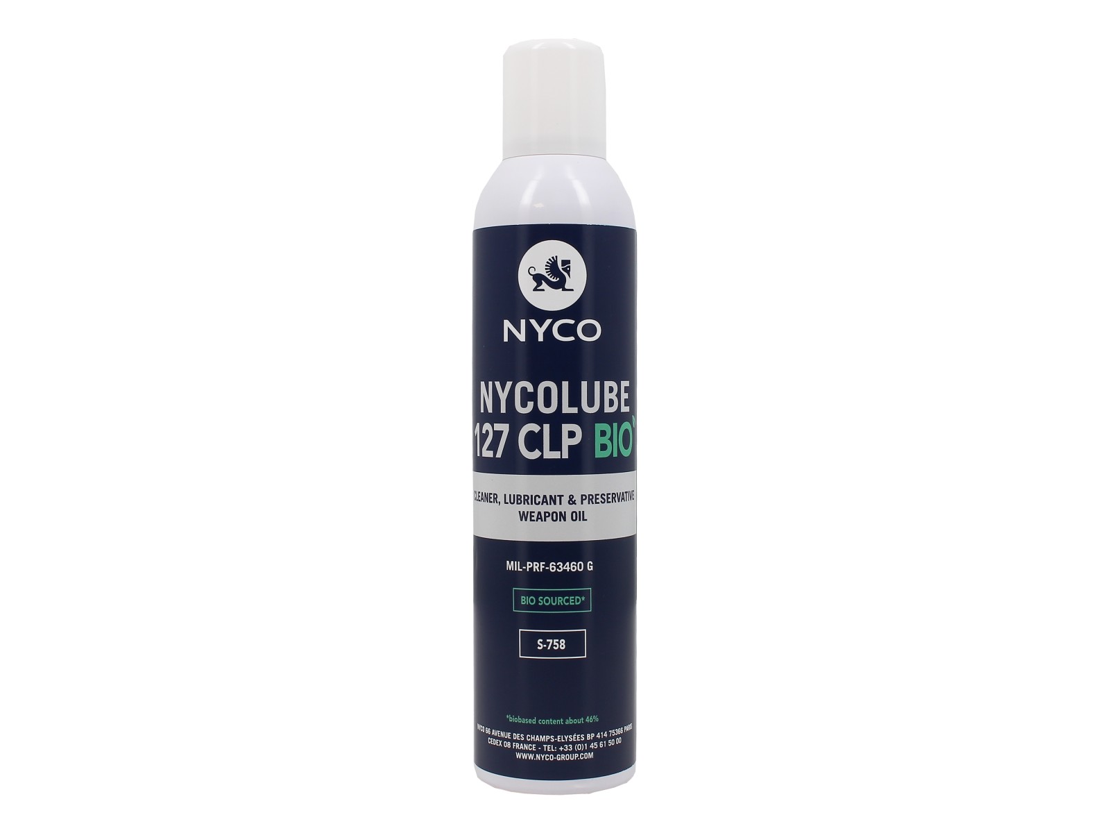 Bombe d'entretien for armes - Nycolube 127 CLP Bio - 250ml