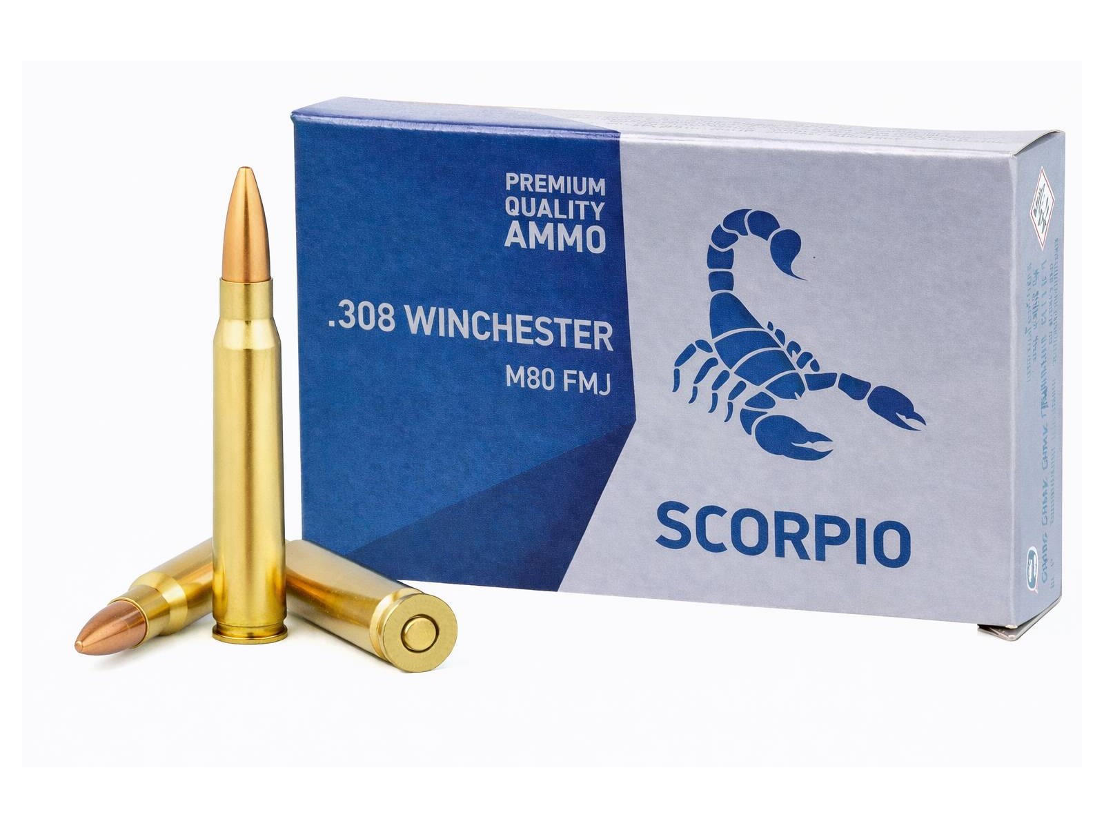 Municiones - STV - Scorpio .308 Win FMJ - 147Gr (x1120)
