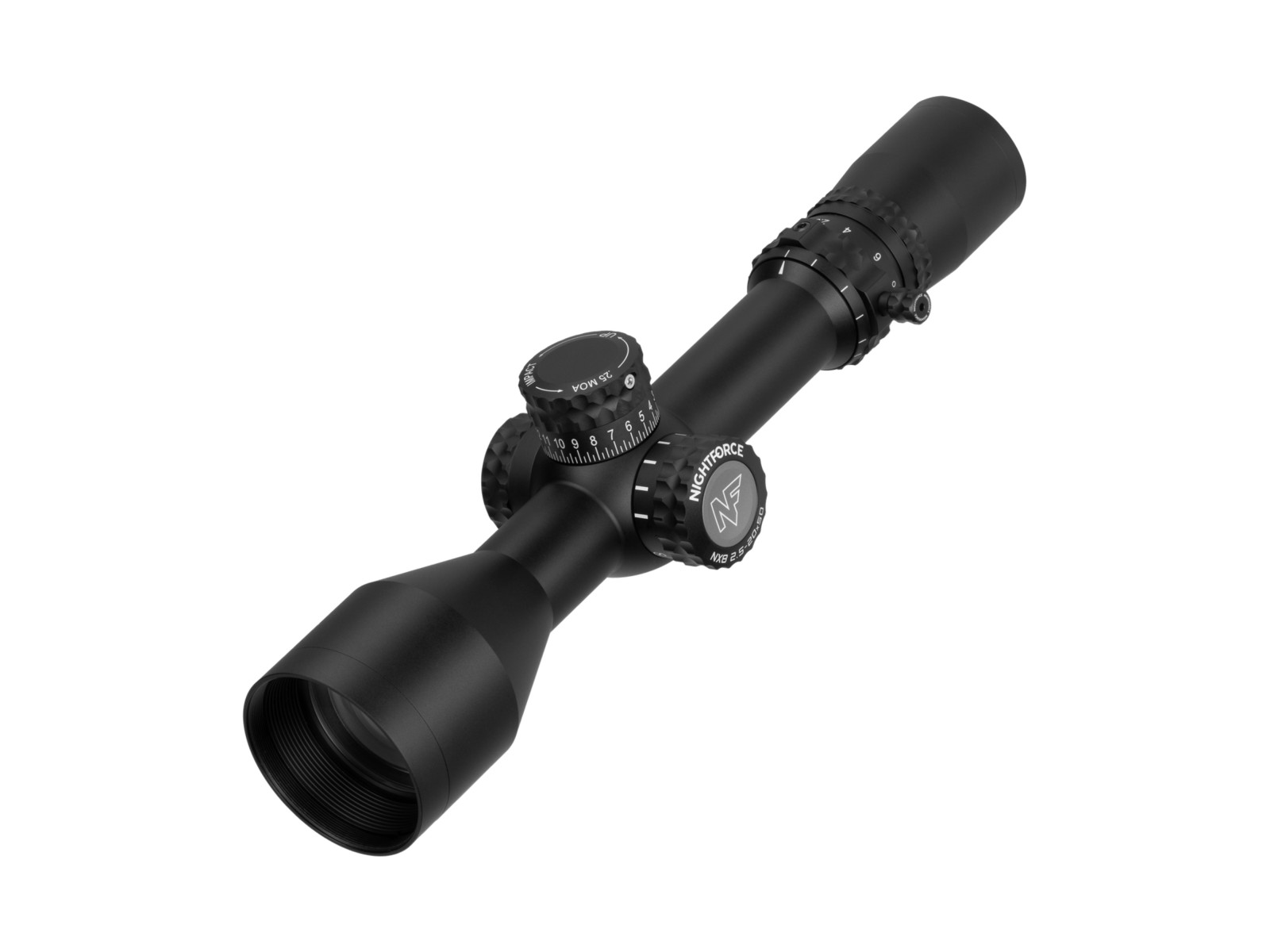 Riflescope - Nightforce - NX8 - 2.5-20X50mm F2 - ZeroStop&trade; - .1 Mil-Radian - DigIllum&trade; - PTL - Mil-CF2&trade;