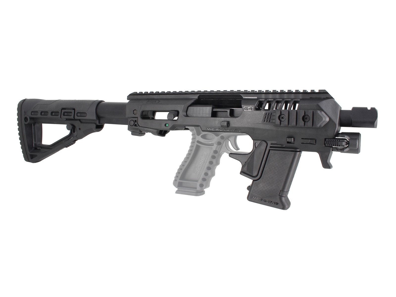 Chasis - CAA Tactical - Micro Roni Gen. 4x SBS G17 G19 - Negro