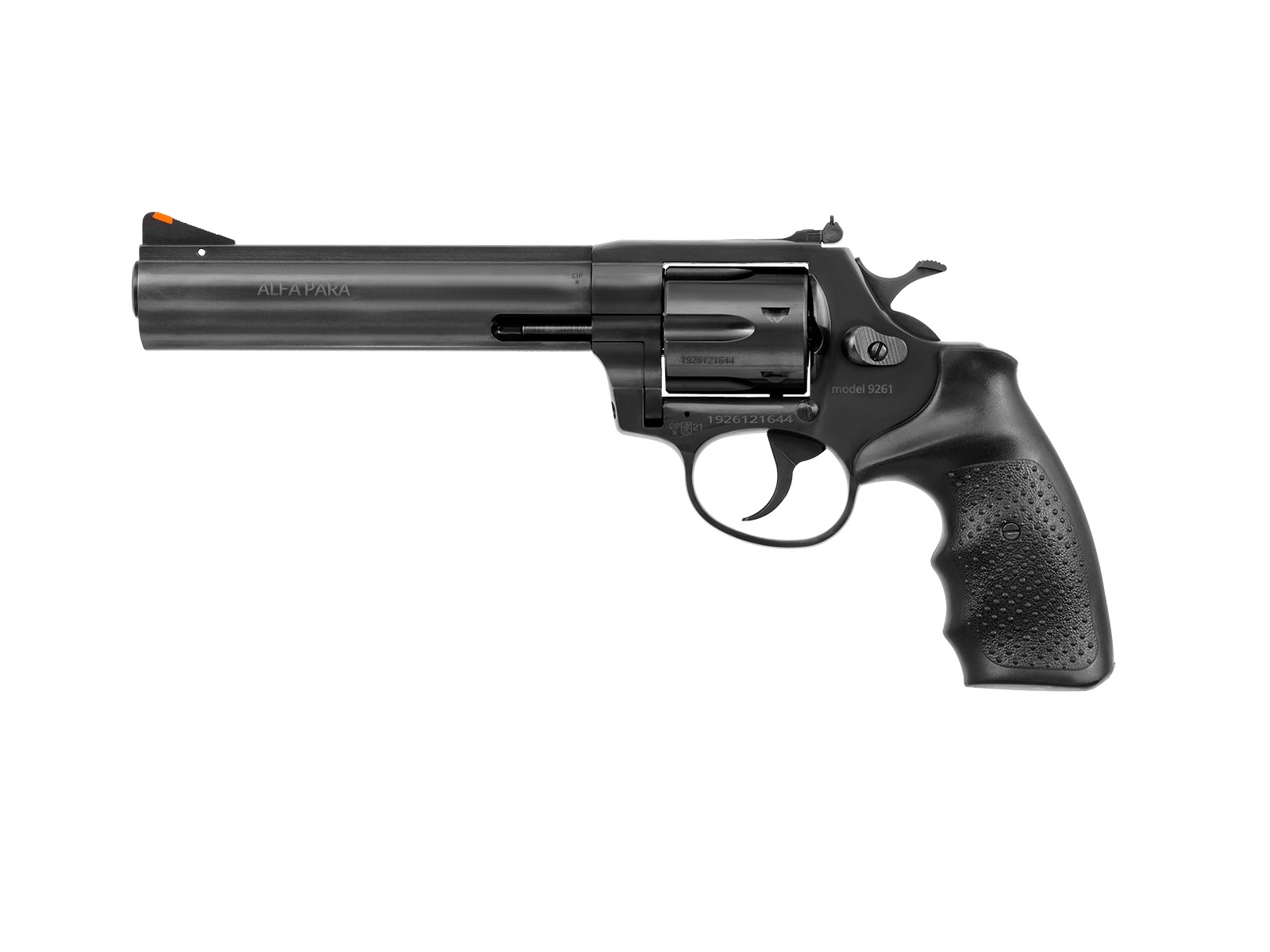 Revolver - Alfaproj - Model 9261 Black- 6\" - 9x19