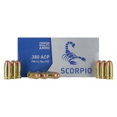 Municiones - STV - Scorpio .380 ACP 92 Gr (x1000)