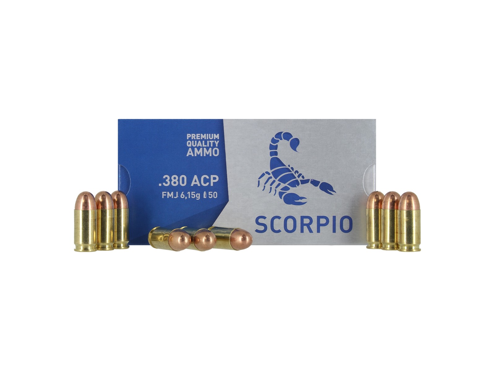 Municiones - STV - Scorpio .380 ACP 92 Gr (x1000)