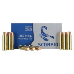Ammunition - STV - Scorpio .357Mag FMJ - 158Gr (x1000)