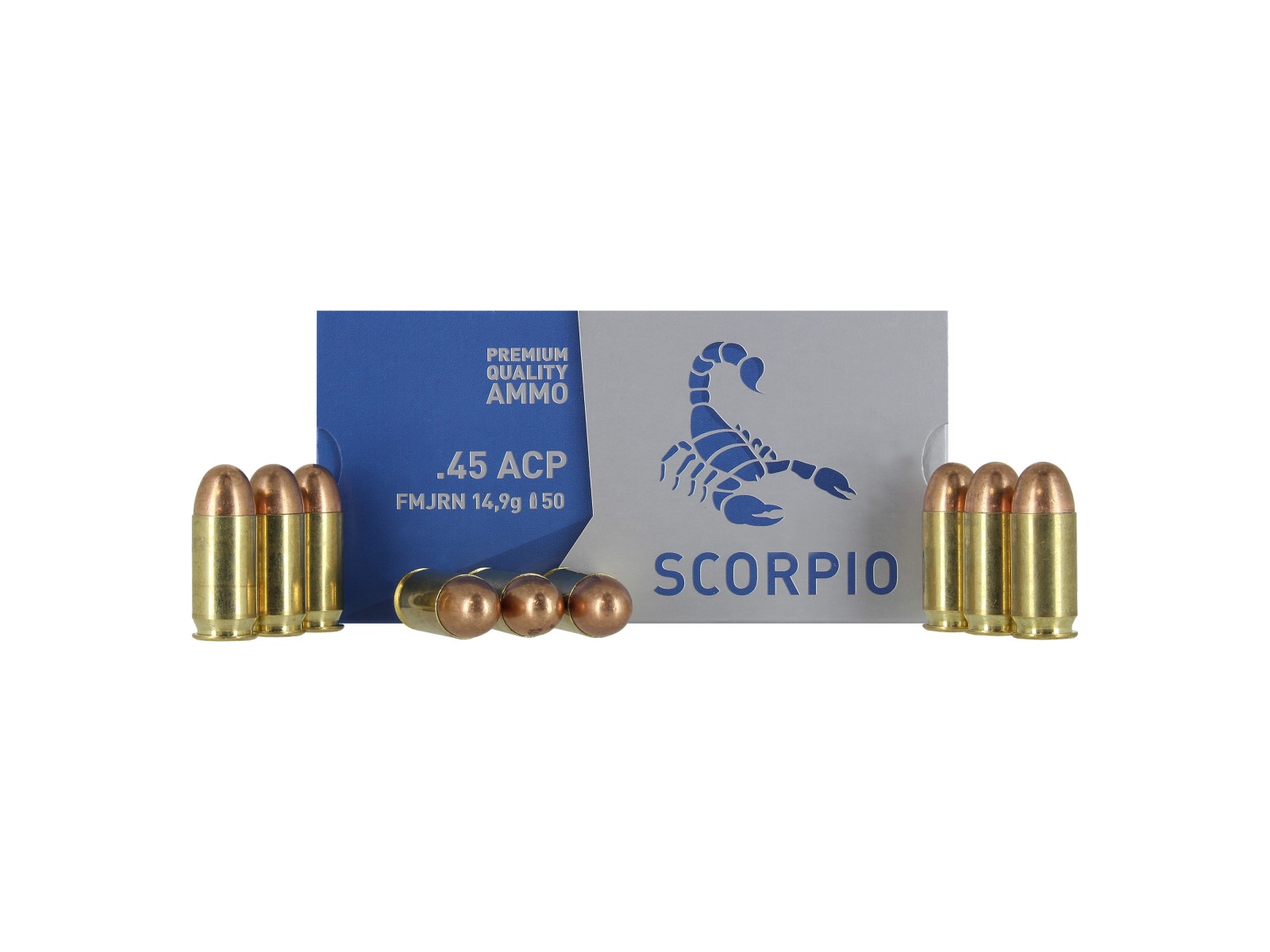 Ammunition - STV - Scorpio .45 ACP FMJ 230Gr (x1000)
