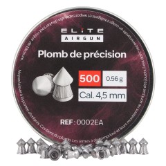 Balines de precisión puntiagudos - Elite Airgun - 4,5mm (x500)