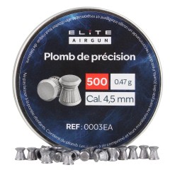 Balines de precisión planos - Elite Airgun - 4,5mm (x500)