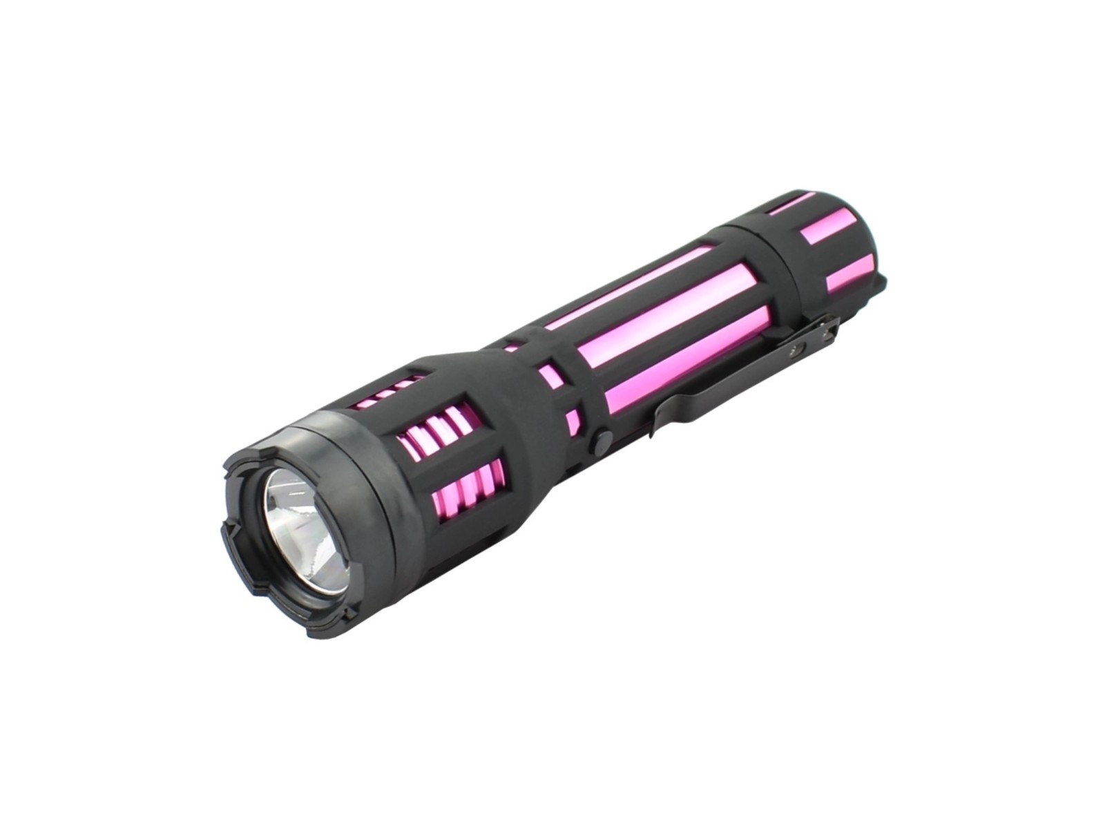 Linterna con descarga el&eacute;ctrica - Piranha - Rose - 3 800 000 Volts