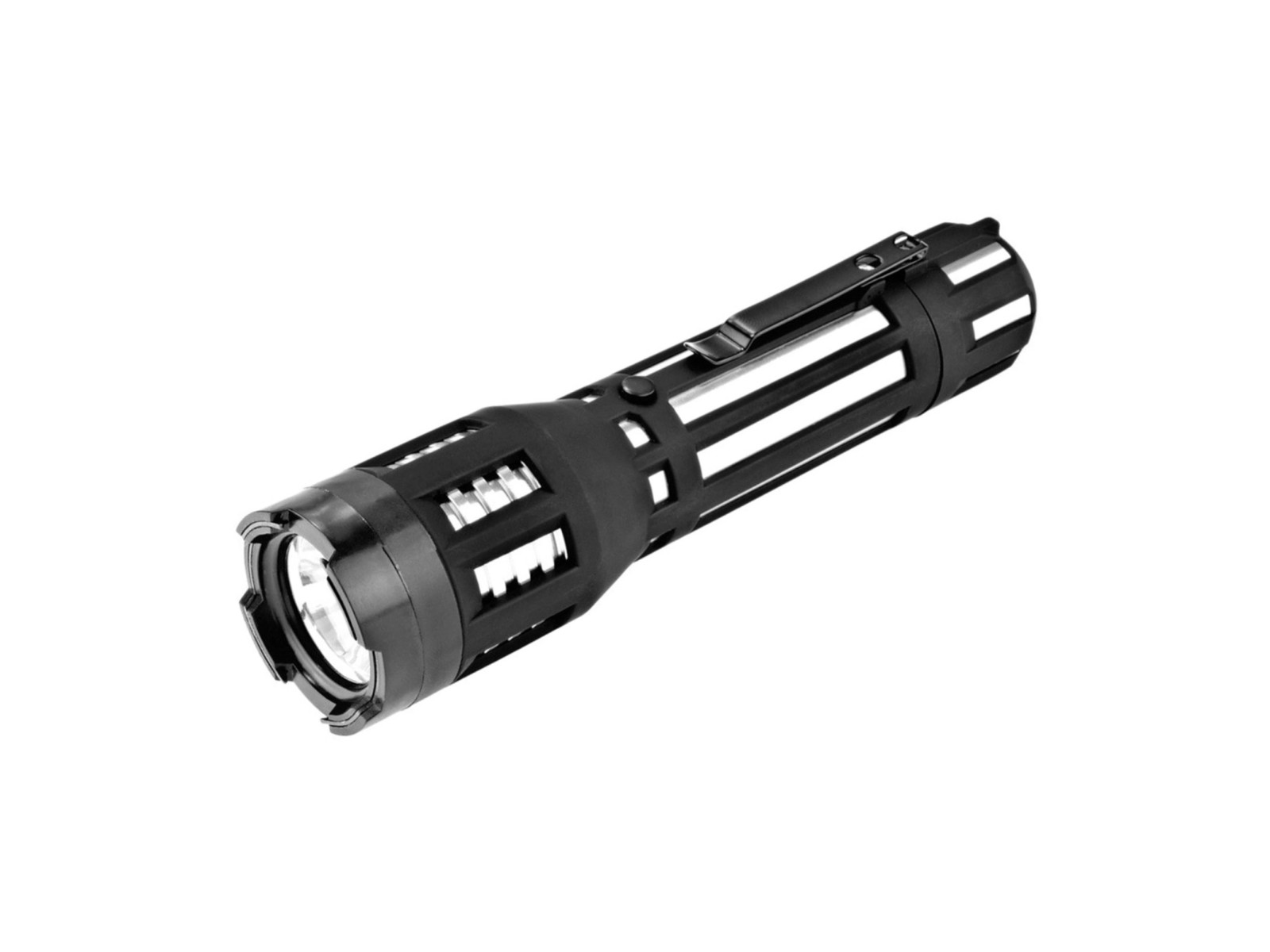 Linterna con descarga el&eacute;ctrica - Piranha - Argent - 3 800 000 Volts 