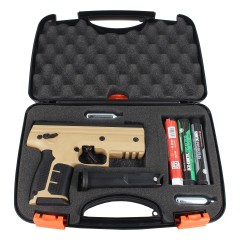 Pack Pistola - Byrna - SD Pepper Kit - Calibre .68 - Tan