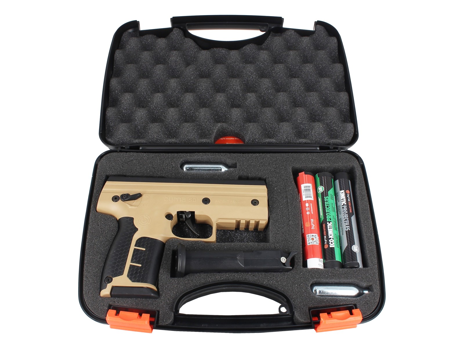 Pack Pistola - Byrna - SD Pepper Kit - Calibre .68 - Tan