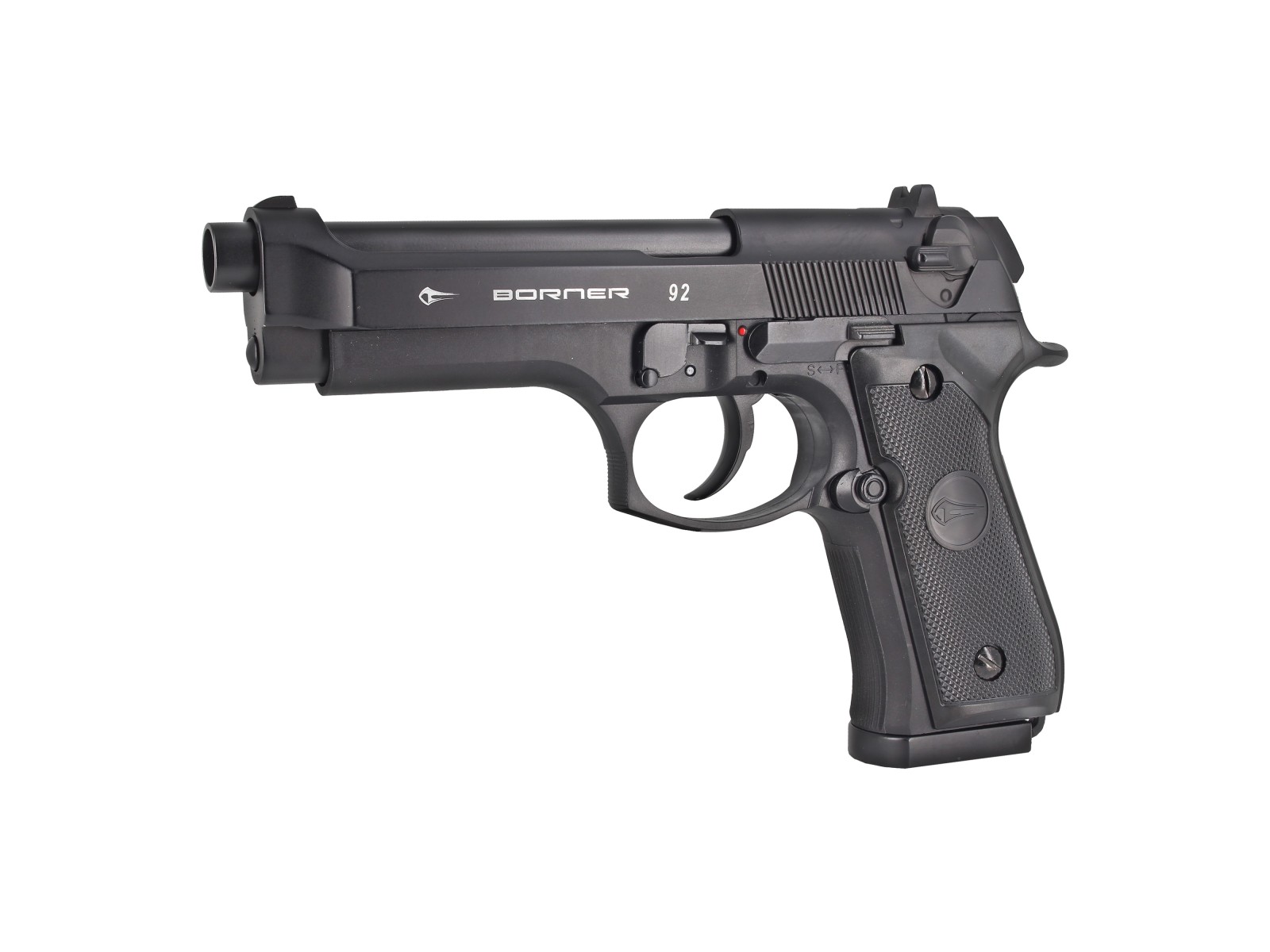 Pistola - Borner - 92 Blowback - 4,5 mm BB'S - 3 Joules