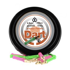 Box of fluorescent dart pellets - 4.5mm (x10)