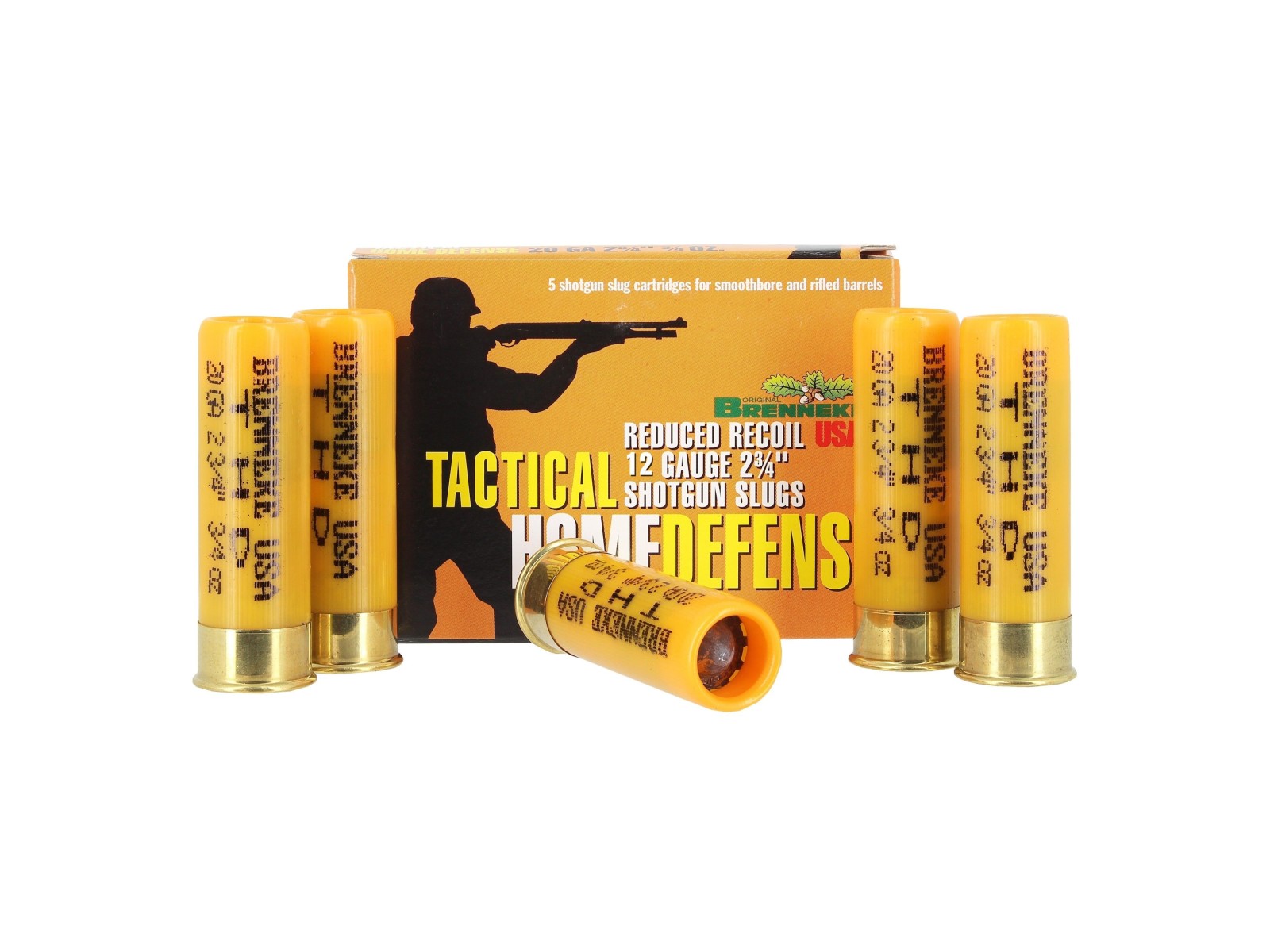 Cartuchos - Brenneke - Tactical Home Defense - 28,4 g - 12/70 (x5)