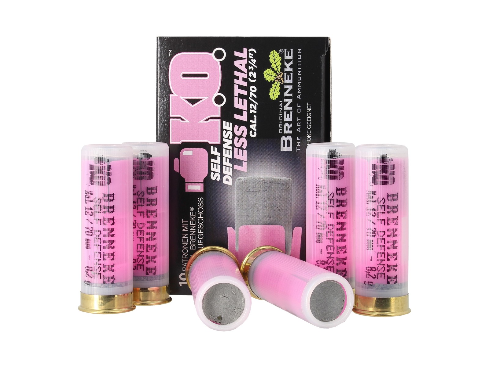 Cartuchos - Brenneke - K.O. Self Defense - 8,2 g - 12/70 (x10)