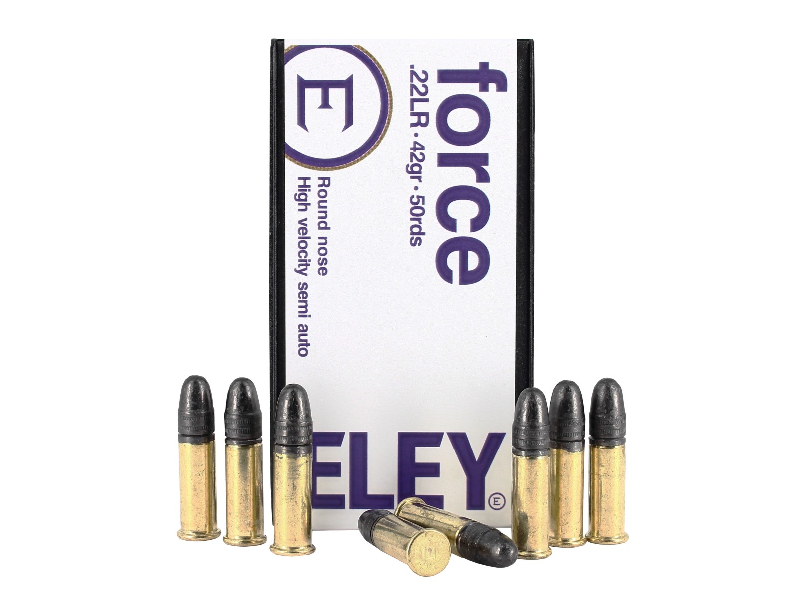 Cartuchos - ELEY - Force - 22LR (x50)