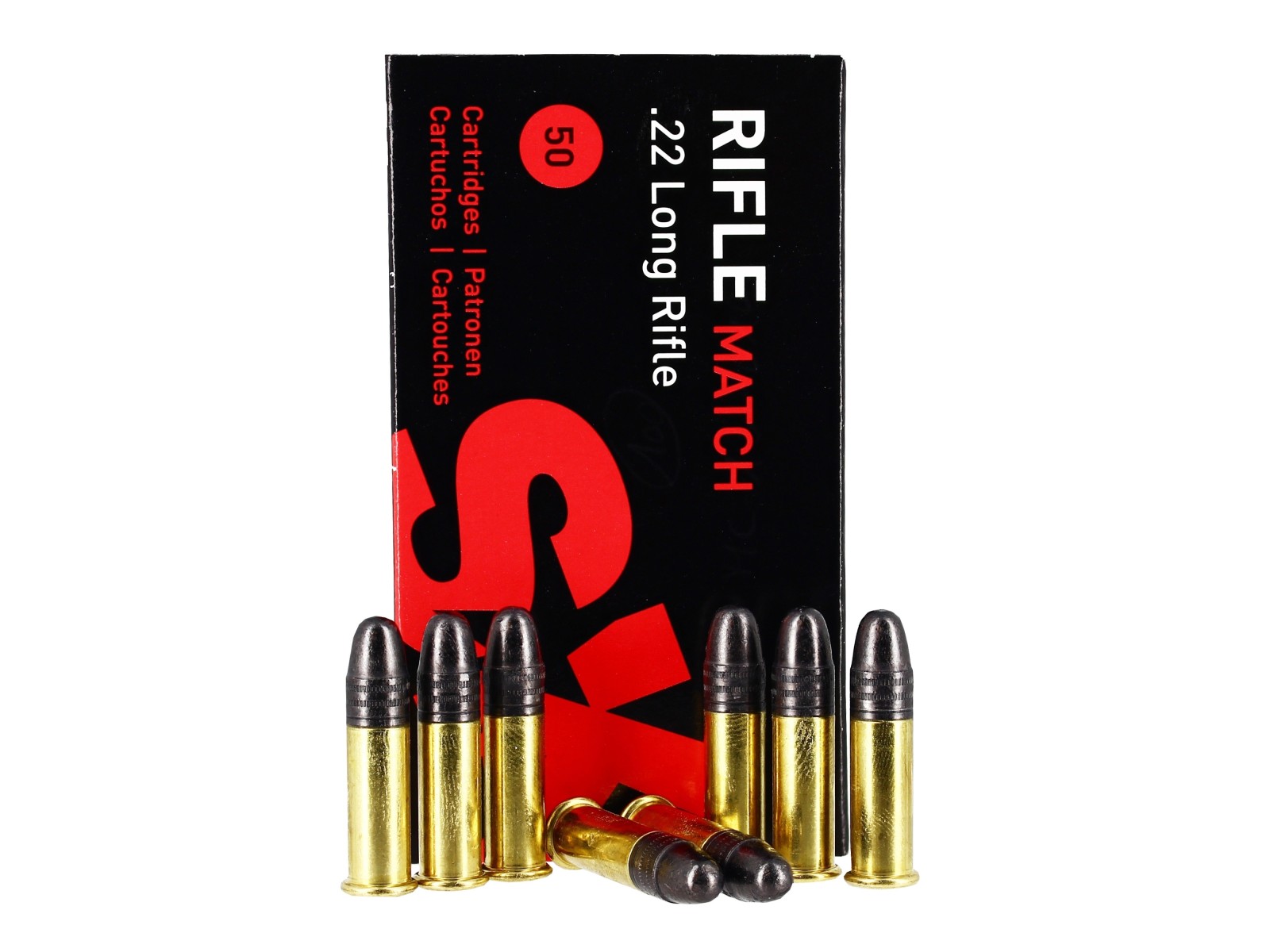 Cartridges - SK - Rifle match - 40gr - 22LR (x50)