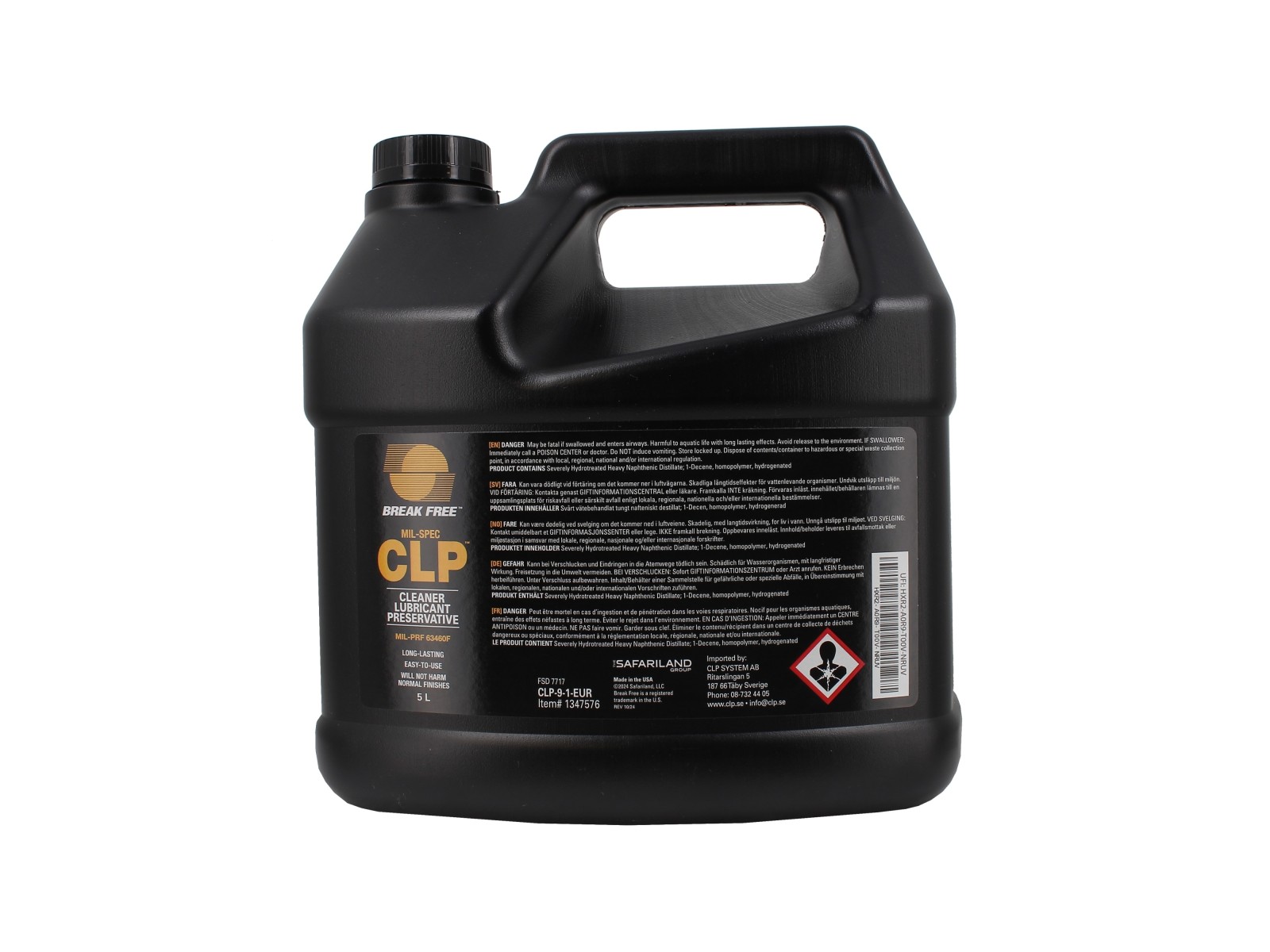 Cleaning Oil Can - Break Free CLP - 5L
