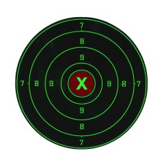 Diana reactiva verde - Elite Airgun - Diámetro 10 cm (x100)