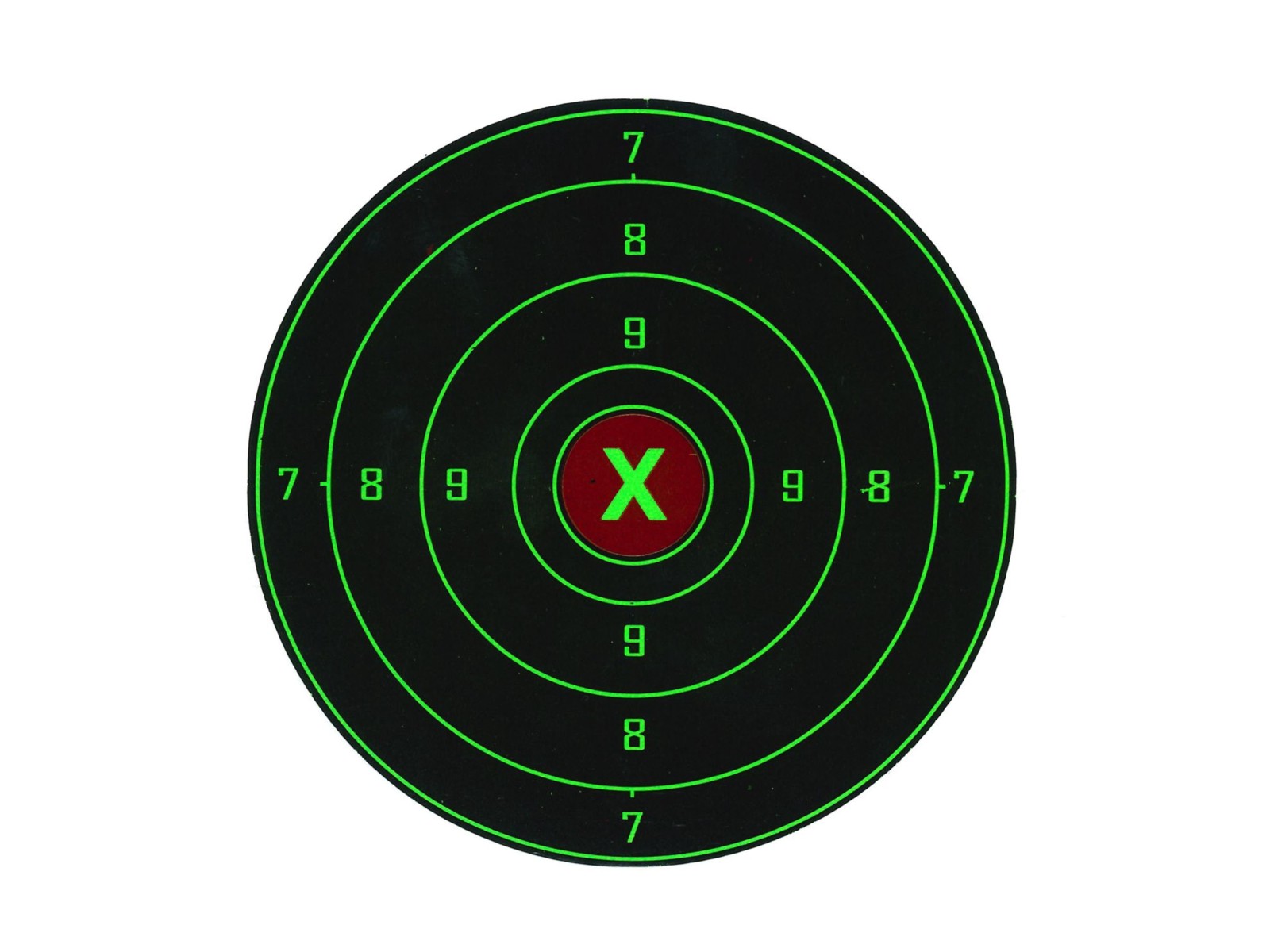 Green Reactive Target - Elite Airgun - Diameter 10 cm (x100)