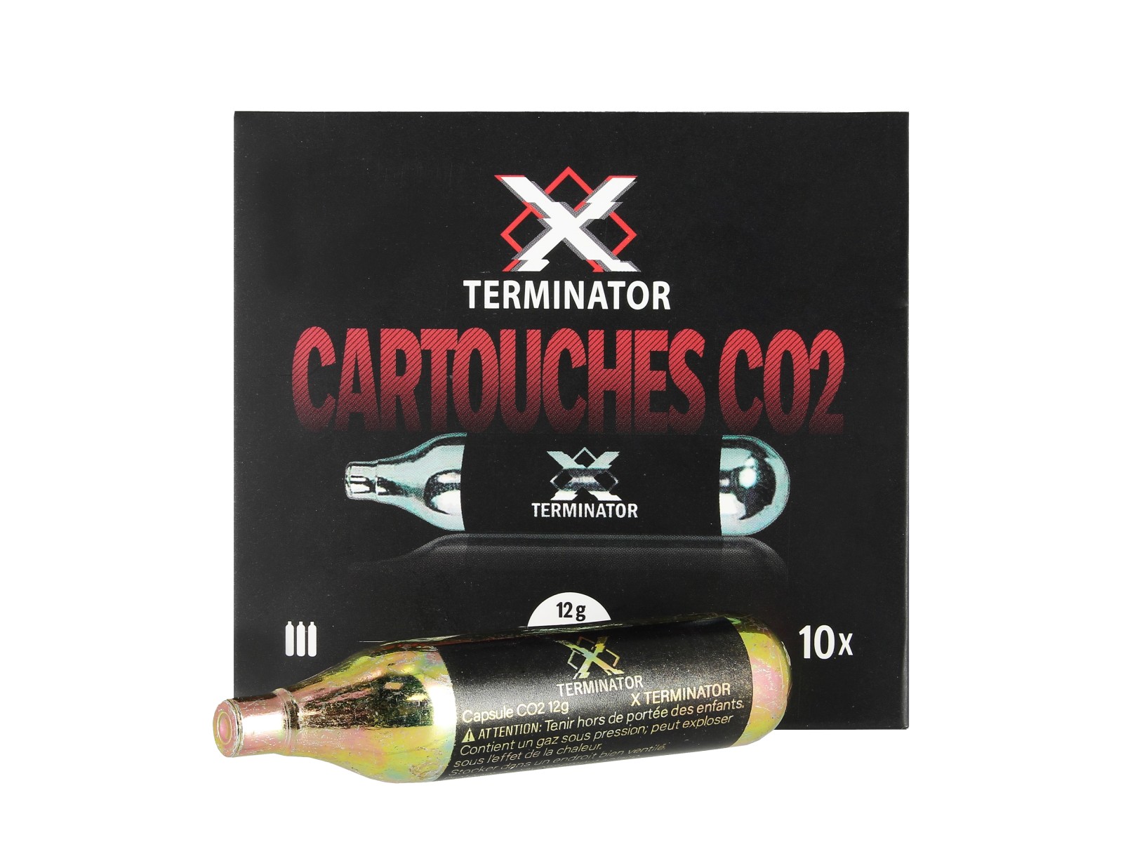 Cartuchos de CO2 - X Terminator - 12 grammes (x500)