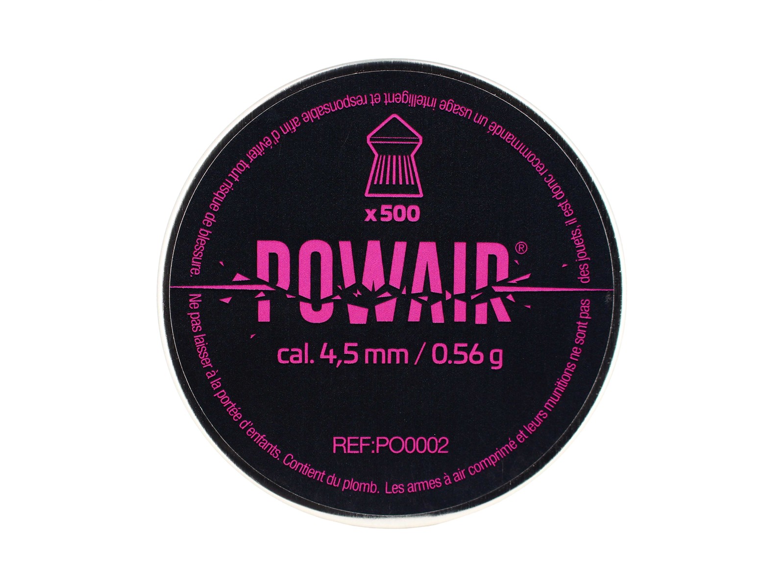 Pointed Pellets - Powair - 4.5mm - 0.56g (x500)