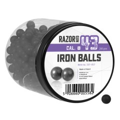 Metal Rubber Balls - Razor Gun - Iron Balls - .43 (x200)
