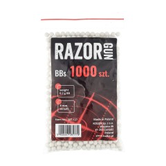White Balls - Razor Gun - 6 mm (x1000)