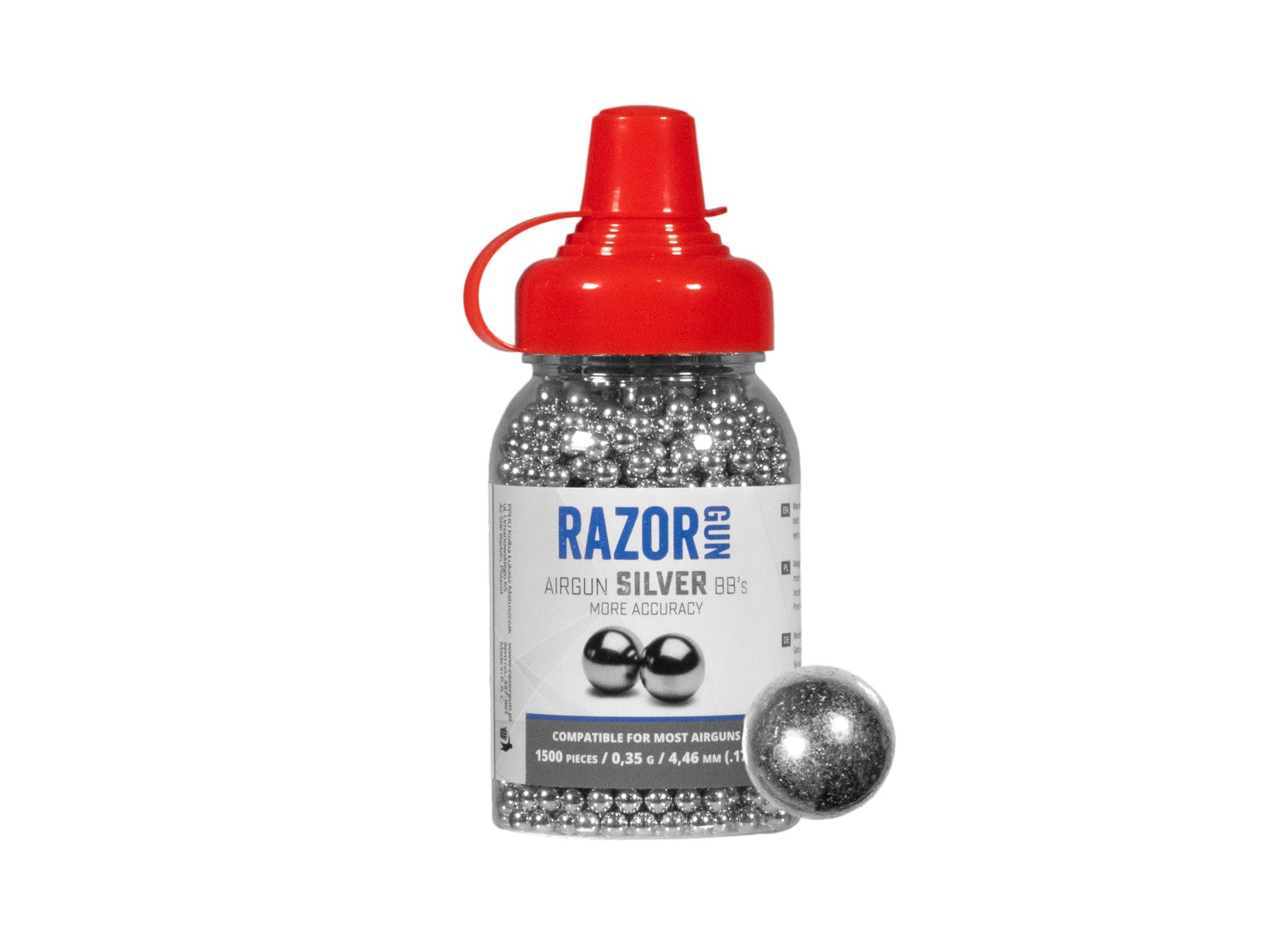 Bolas - Razor Gun - Silver - 4.5 mm BB'S (x1500)