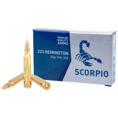 Ammunition - STV - Scorpio .223 Rem FMJ - 55Gr (x20)