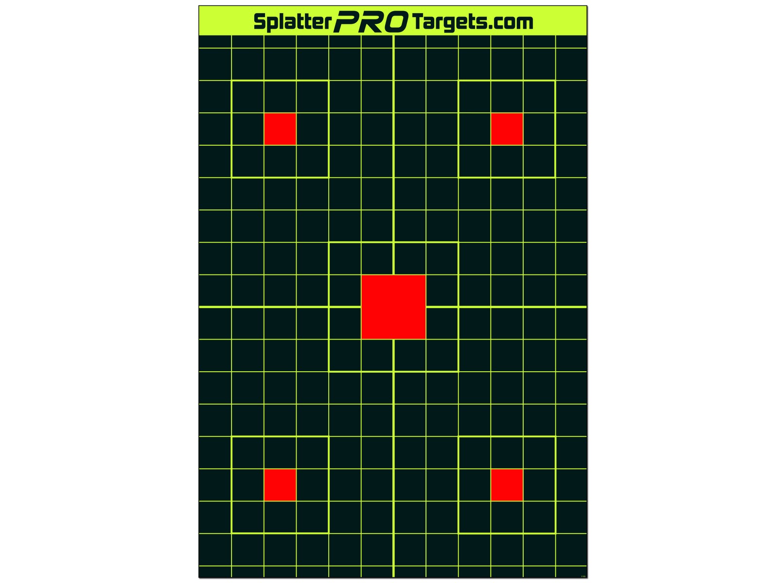 Dianas de tiro reactivas - SplatterProTraget - GRB02 - 45x30cm (x10)