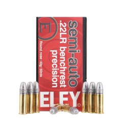 Cartuchos - ELEY - Semi-auto benchrest precision - 22LR (x50)