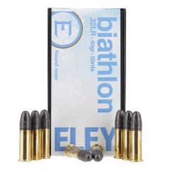Cartuchos - ELEY - Biathlon club - 22LR (x50)