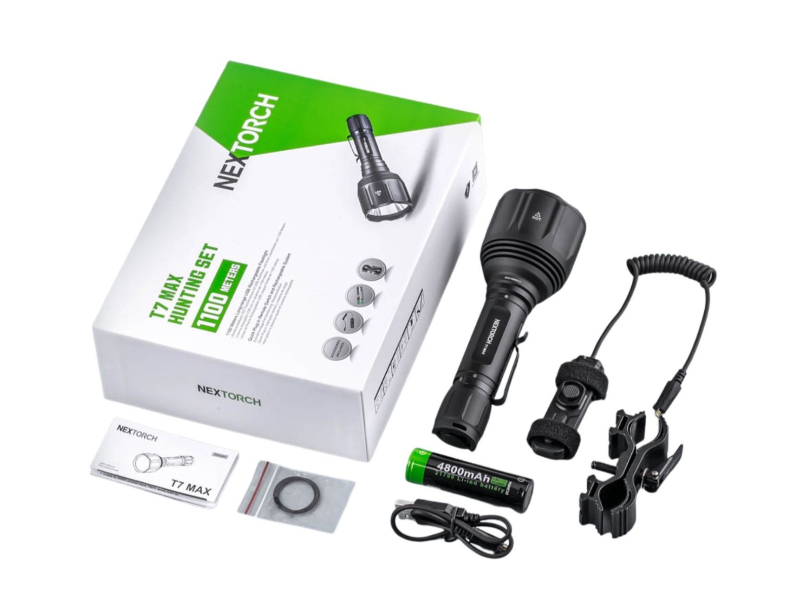 Linterna - Nextorch - T7 Max Set  - 1200 Lumens